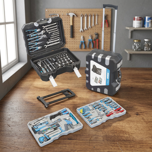 Kit d'outils FERVI avec valise et accessoires, douilles 1/4-1/2, réducteur 16-30 mm 1/2 - Product Image 3