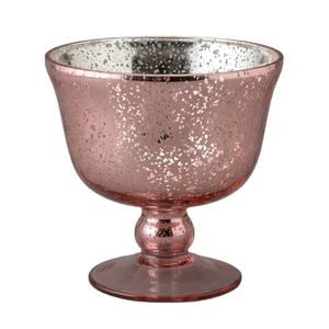 Cuenco de Cristal Rosa con Pedestal, Plato Decorativo con Base, Estilo Vintage, para Dulces, Centro de Mesa para Bodas, Decoración de Mesa para el Hogar - Product Image 1