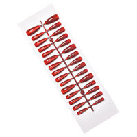 Vente en gros de faux ongles en gel pressés personnalisés, 30 pièces, effet œil de chat, réutilisables, couleur unie, faux ongles avec emballage personnalisé