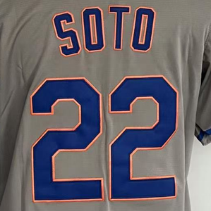 Prêt à expédier Francisco <span class=keywords><strong>Lindor</strong></span> 2025 nouveau maillot de baseball cousu brodé bleu de meilleure qualité - Product Image 3