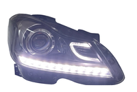 Phare LED SJC pour Mercedes-Benz Classe C W204 C180 C200 2012-2014, pièce automobile Plug and Play, feux avant de circulation