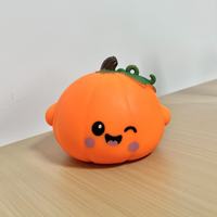 Jouet anti-stress Halloween en forme de monstre fantôme de dessin animé, à rebond lent, formes créatives en PU souple pour jeunes