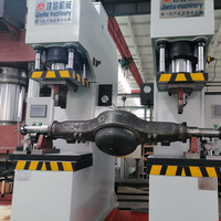 Presse hydraulique servo à double station de type C JianHa 100*2 tonnes, bras unique, étirement de bureau, PLC