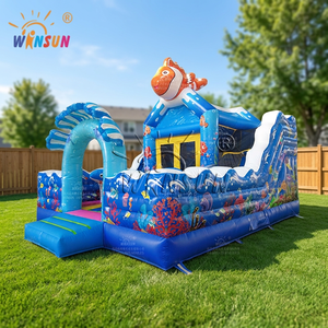 WINSUN Sea World - Tobogán Inflable para Niños, de PVC, Impermeable, Ignífugo, con Certificación CE, de Grado Comercial, para Fiestas Infantiles - Product Image 3