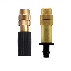 DaringFish Arroseur automatique réglable en laiton à atomisation 360° avec entraînement par engrenages pour système d'irrigation goutte à goutte <span class=keywords><strong>de</strong></span> jardin et serre - Product Image 2