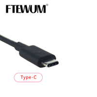 Adaptateur d'alimentation FTEWUM 65W USB-C Type-C 20V 3.25A pour Dell XPS13 XPS12 Latitude 7410 9410 9510 Venue 10 Pro