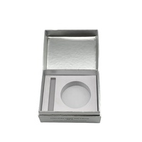 Boîte cadeau magnétique en carton rigide avec insert en mousse, pour produits cosmétiques de luxe personnalisés (crème pour les yeux et crème pour le visage), fabriquée à partir de matériaux recyclés