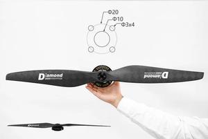 Hélice Foxtech Diamond 2995, 29 pouces, grande hélice en fibre de carbone, pour drone industriel, agricole, protection des plantes - Product Image 4