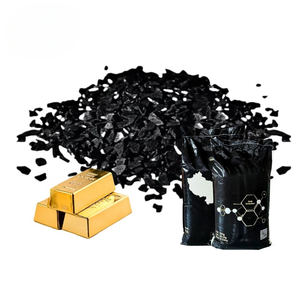 Goudraffinage - Koolstofleaching Geactiveerde Granulaire Koolstofhoutenkool voor Goudwinning uit Kokosnootschalen Koolstofleaching Goud - Product Image 4