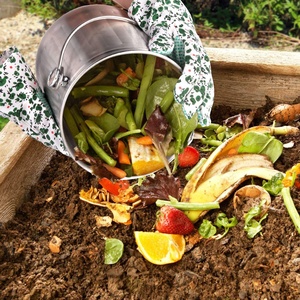 Seau à compost de cuisine 1.3 gallons avec filtre à charbon inclus - Product Image 6