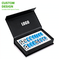 Boîtes d'emballage cadeau en papier pour faux ongles magnétiques de qualité supérieure, boîtes rigides avec logo personnalisé, boîtes magnétiques, ongles faits à la main, gaufrage
