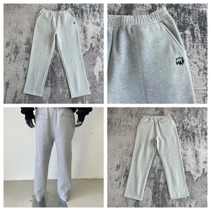 MP853 400GSM Straight Leg Heavyweight <strong>Oversized</strong> <strong>Jogger</strong> Custom Embroidery Fleece Pants Knit Pants Men's Baggy Wide Leg Sweatpants - Product Image 2