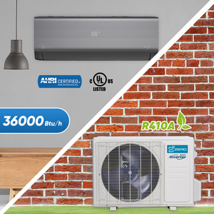 เครื่องปรับอากาศติดผนังแบบมินิสปลิต Zero Z-pro ระดับไฮเอนด์ 220v-50hz R410a 9000-36000 บีทียู สำหรับใช้ในโรงแรม ระบบทำความเย็นและความร้อน - Product Image 2