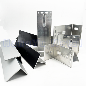 Accessoires de panneau de ciment de fibre de haute qualité Murs rideaux extérieurs Rail de profil en L en aluminium - Product Image 2