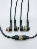 Connecteur de capteur de proximité M12 Aviation Plug, étanche, mâle-femelle, câble 3-8 conducteurs