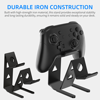 Support universel de contrôleur de bureau en métal pour accessoires de jeu PS5 Solution de gain de place réglable et sécurisée pour manettes de console