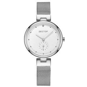 <span class=keywords><strong>2022</strong></span> nouveau DECTOP DL004 bande de maille 3ATM étanche femmes montres d'affaires - Product Image 2