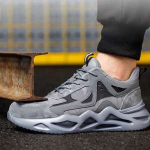 Кожаная защитная обувь со стальным носком, Рабочая обувь для мужчин, промышленная обувь по цене производителя - Product Image 5