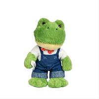 ODM Singing Frog Girl Peluche super douce lumineuse, adorable figurine grenouille princesse, porte-clés pendentif, cadeau unisexe