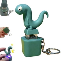 Nouveauté 2026 Porte-clés imperméable personnalisable en 12 couleurs Dessin animé animal Lézard pour les amoureux des animaux