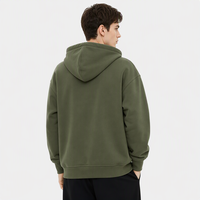 Vente en gros de sweats à capuche zippés en coton polaire 400gsm personnalisés Fabricants de sweats à capuche surdimensionnés et lourds pour hommes de haute qualité