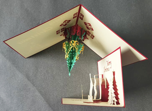 Tùy chỉnh in ấn New Arrival <span class=keywords><strong>2025</strong></span> giáng sinh thẻ lễ hội Nguồn cung cấp có thể ghi 3dmulti-loại pop-up thiệp chúc mừng - Product Image 5