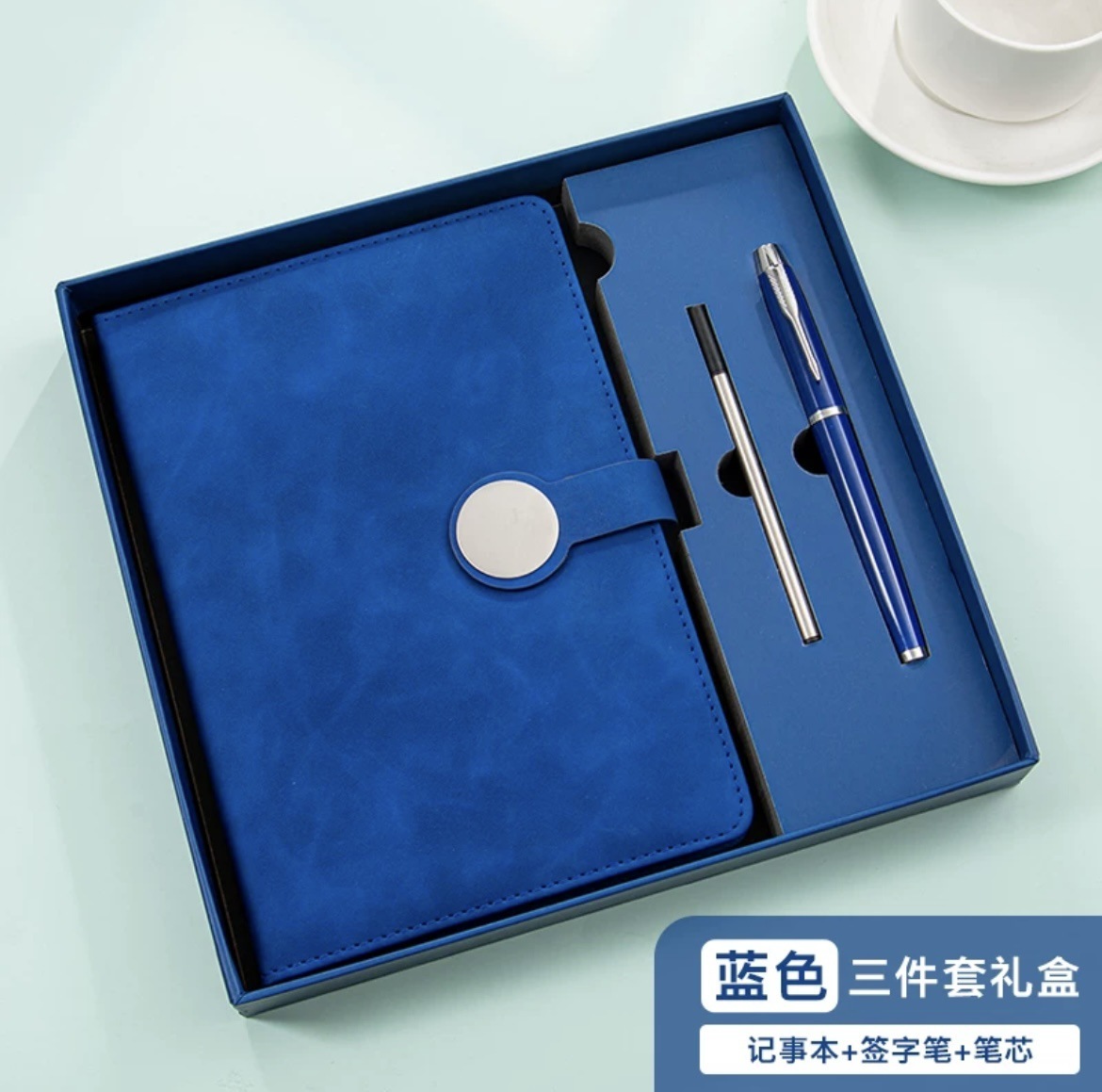 A5-azul-en caja de regalo
