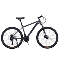 Vélo de montagne tout-terrain 26 pouces pour jeunes, avec amortisseur, vitesses variables, double frein à disque et fourche à suspension à ressort – Vente en gros