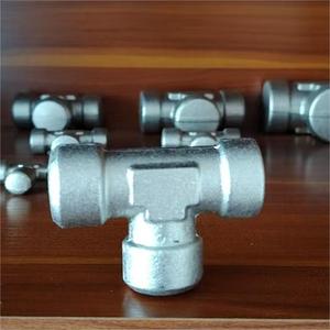 Raccord de tuyau en T de rue en acier inoxydable filetage 1/4 \ "NPT entrée/sortie FxMxF - Product Image 4