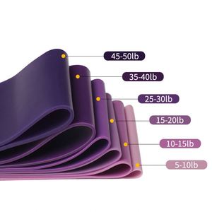 Set de Resistencia para Sentadillas, Bandas de Resistencia Blancas y Moradas para Ejercicios de Piernas y Glúteos - Product Image 5