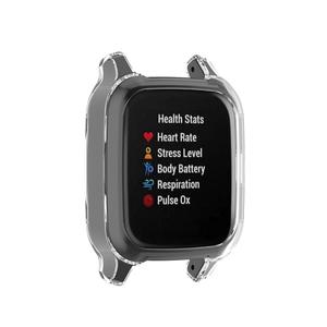 Coque de protection transparente pour <span class=keywords><strong>Garmin</strong></span> <span class=keywords><strong>Venu</strong></span> SQ <span class=keywords><strong>SQ2</strong></span> musique montre intelligente évider étui de protection en TPU transparent - Product Image 5