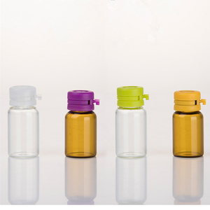 Custom 1ml 2ml 3ml 5ml <strong>Mini</strong> <strong>Glass</strong> Essence Container Frost Clear <strong>Glass</strong> <strong>Bottle</strong> With Tear-off Easy Pulling Cap - Product Image 6