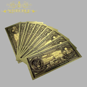 Billete de un millón de dólares estadounidenses con la Estatua de la Libertad, chapado en oro de 24 quilates, para colección - Product Image 3