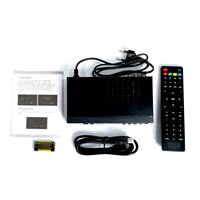 Receptor de TV Digital Combo Holabox DVB-T2/C, Decodificador H.264 HD, Compatible con Grabación PVR por USB, Reproducción Multimedia, Actualización de Software