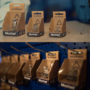 MUSTAD JAWLOK <span class=keywords><strong>3X</strong></span> 4X <span class=keywords><strong>5X</strong></span> Hameçon pour leurre de pêche Hameçon triple en acier à haute teneur en carbone Triple JL73NP JL74NP JL75NP - Product Image 4