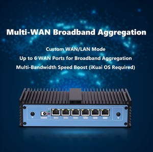 Mini PC HelorPC sin Ventilador, Procesador Intel l3 I5 I7, con 6 Puertos LAN GbE I211, 16 GB DDR4, 4 USB, 1 VGA, 1 HD-MI, Ubuntu LINUX, Router <span class=keywords><strong>Firewall</strong></span> - Product Image 3