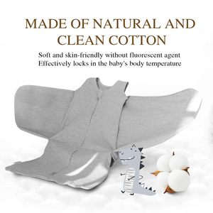 Coperte di transizione indossabili regolabili a 3 vie coperte avvolgenti per neonati in cotone da esterno sacchi a pelo per bambini - Product Image 6