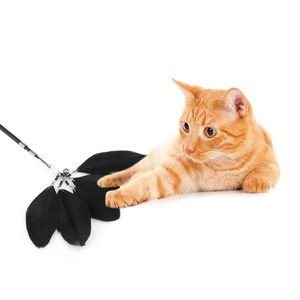 Drop Shipping <strong>Top</strong> Seller Cute Wood <strong>Cat</strong> Teaser Stick Toy Pet Interactive Set <strong>Cat</strong> Toy for <strong>Cat</strong> - Product Image 1