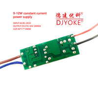 Top qualité 9-12W led alimentation DC 27-36V 300mA courant constant intérieur LED pilote carte d'alimentation 03