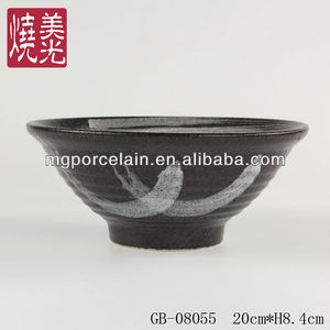 Vajilla de Cerámica para Restaurante Japonés y Coreano, Tazón de Gres para <span class=keywords><strong>Ramen</strong></span>, Fideos Udon - Product Image 3