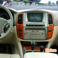 Autoradio 13.3 pouces pour TOYOTA LANDCRUISER LC100/LEXUS LX470 2003 - 2017 navigation GPS DSP Carplay radio unité principale android