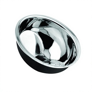 Premium Stainless Steel Rice Washer Stylish Classic Design with Black Color for Everyday Kitchen Use - Product Image 1