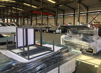 Machine à plastifier à flûte en carton ondulé 1600 semi-automatique plastifieuse manuelle de montage de colle pour boîte en carton