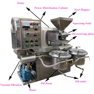 Large Automatic Screw Cold and Hot Screw <b>Oil</b> Pressers <b>Oil</b> <b>Press</b> <b>Machine</b> Pressing for Sunflower Seeds - Product Image 2