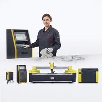 YUANLI Nouvelle Conception Machine de Découpe Jet d'Eau CNC 5 Axes Multifonction pour Métal Pierre Verre Caoutchouc Mousse 380/415/220V Garantie 1 An
