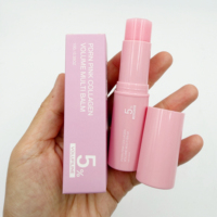 Stick hydratant multi-effets rose de haute qualité, marque privée, stick raffermissant au collagène pour le visage et le cou, maquillage