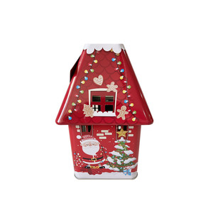 Giáng sinh nhà Đèn Lồng Hình dạng hình dạng bất thường thiết kế kẹo hộp thiếc nến <span class=keywords><strong>tin</strong></span> với chủ cho kẹo Quà tặng hộp thiếc - Product Image 6