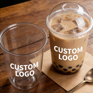 Vasos de Plástico de Pared Simple de 16 oz para Té de Burbujas con Tapa de 90 mm de Diámetro, Vasos Personalizados para Matcha, Latte Helado y Té con Leche Boba - Product Image 3