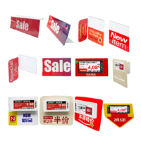 Estante de supermercado personalizado, Clips ESL de señal, soporte de etiquetas de estante, pantalla de etiqueta de precio con etiqueta de precio electrónica