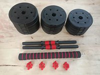 Fabricant chinois d'haltères réglables noires en ciment pour l'entraînement musculaire
